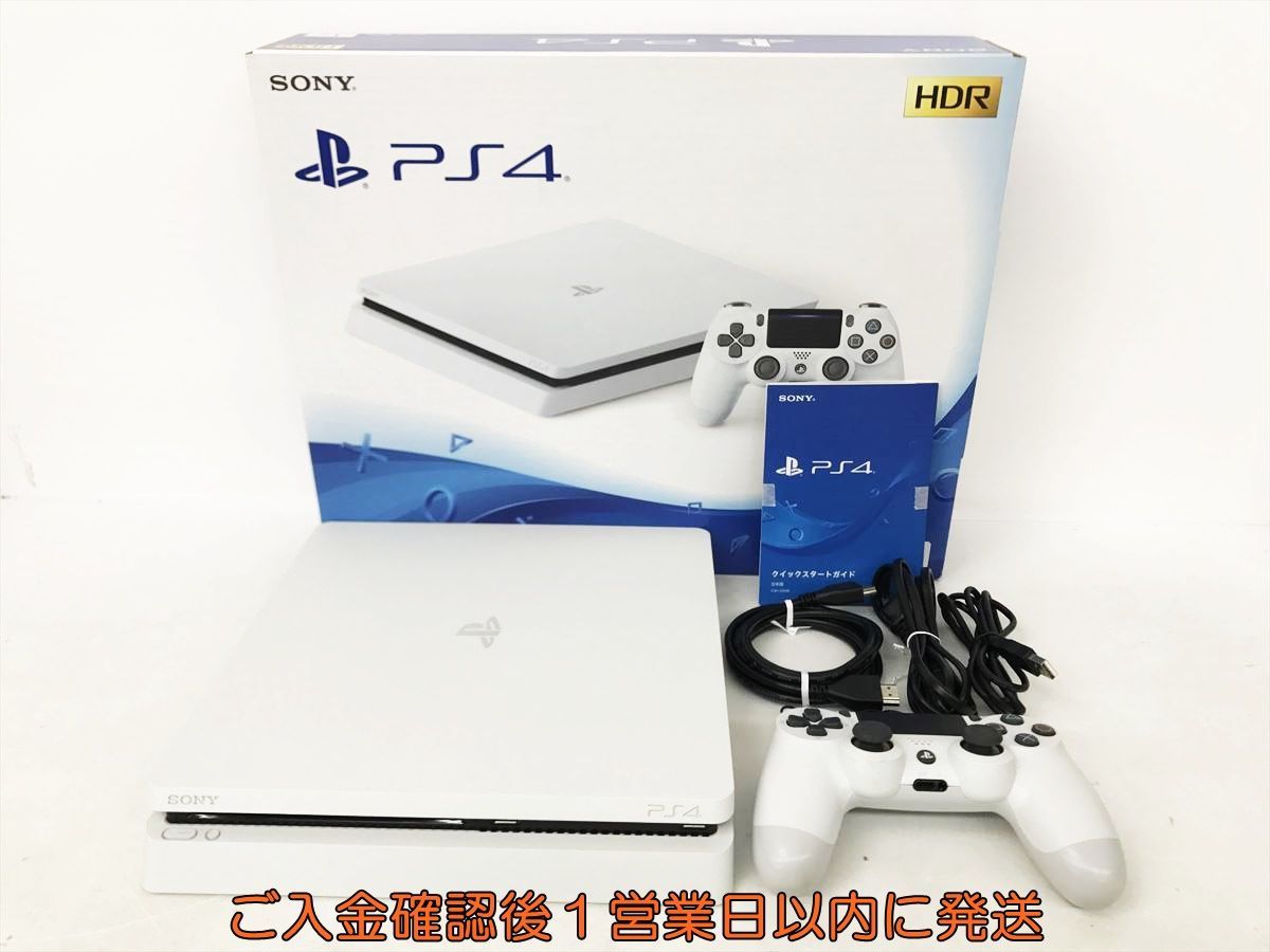 1円】PS4 本体 セット 1TB ホワイト SONY PlayStation4 CUH-2200B 動作 