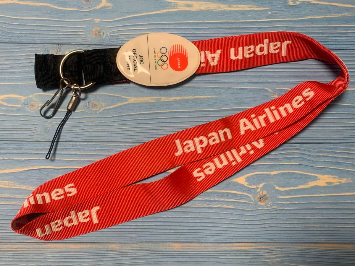 JAL 日本航空 ストラップ シドニーオリンピック  ネックストラップ