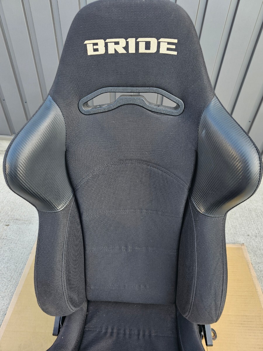  bride ti-go bucket seat BRIDE DIGO black T100SO seat rail JZX100 Mark II passenger's seat both sides dial semi bucket seat 