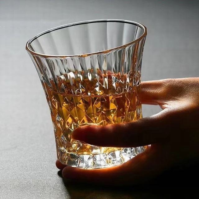 ウイスキーグラス ロックグラス ブランデーグラス ウイスキー　クリア グラス クリスタルグラス コップ 240ml ２個セット_画像3