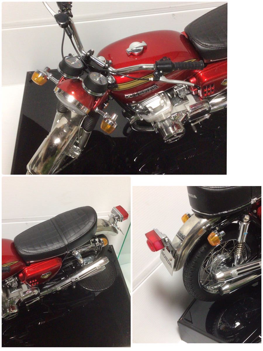 ★絶版/デアゴスティーニ/大型/ホンダ/1CB750FOUR/バイク/二輪/ディスプレイ/ガレージインテリア/旧車/旧車アクセサリー/模型/フィギュアの画像6