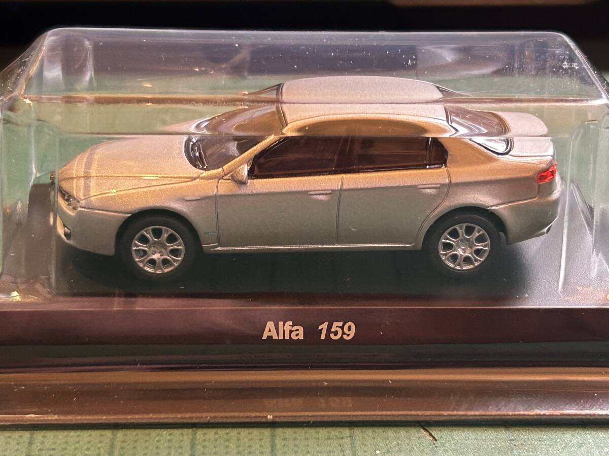 [ ценный товар * подлинная вещь ]1/64 Kyosho Alpha Romeo миникар коллекция 159 серебряный Alfa Romeo