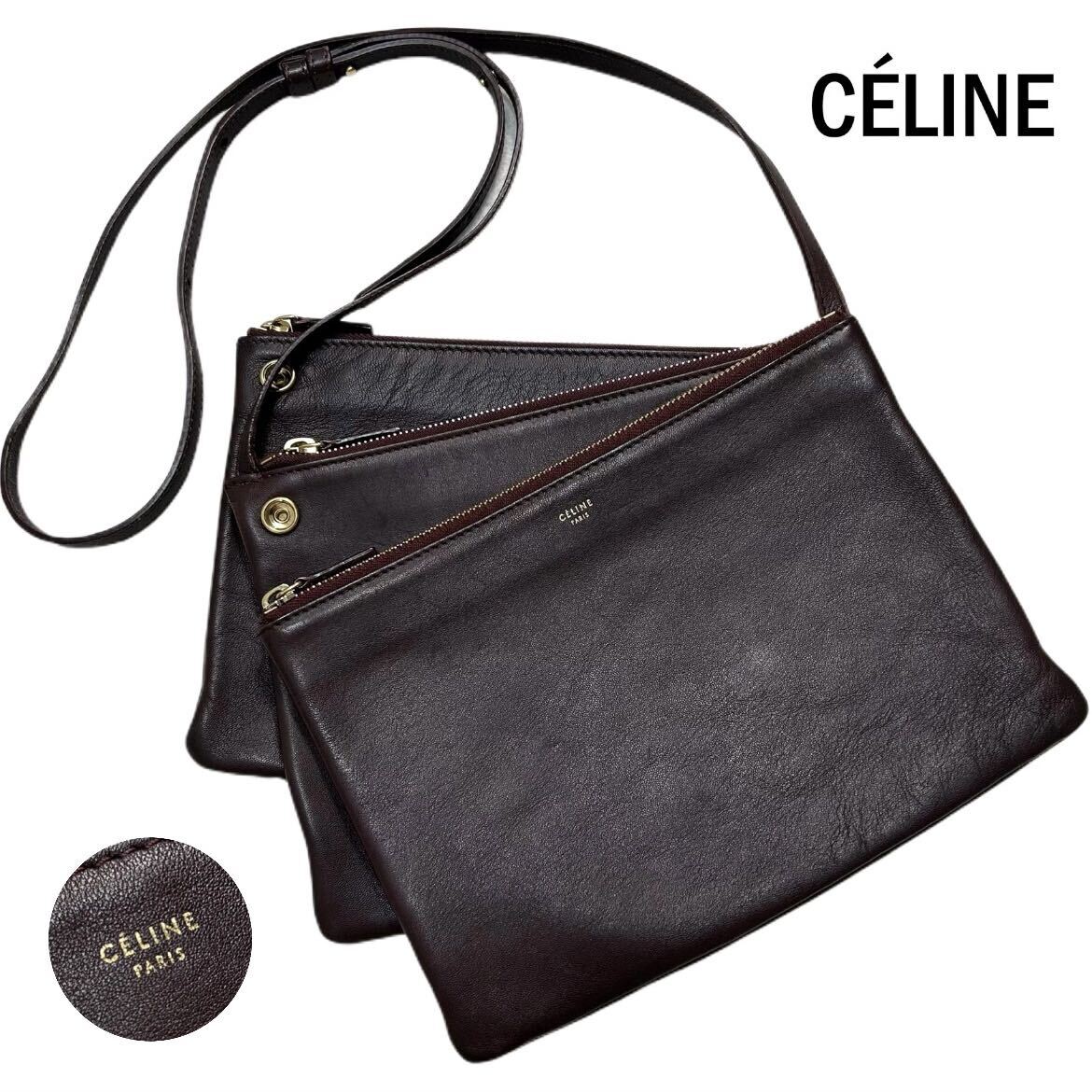 Yahoo!オークション - 美品○CELINE セリーヌ フィービー期 トリオ