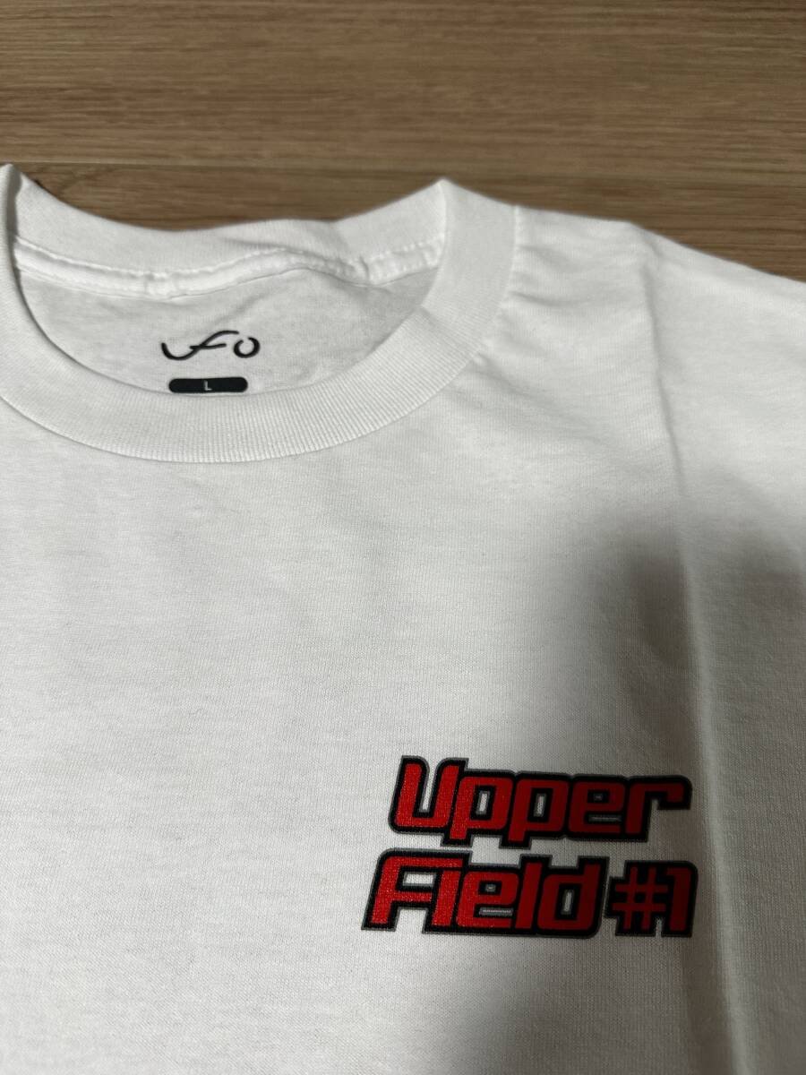 UFO　upper filed one　アッパーフィールドワン WTAPS 西山デザイン　半袖Tシャツ　ホワイト　Lサイズ_画像2