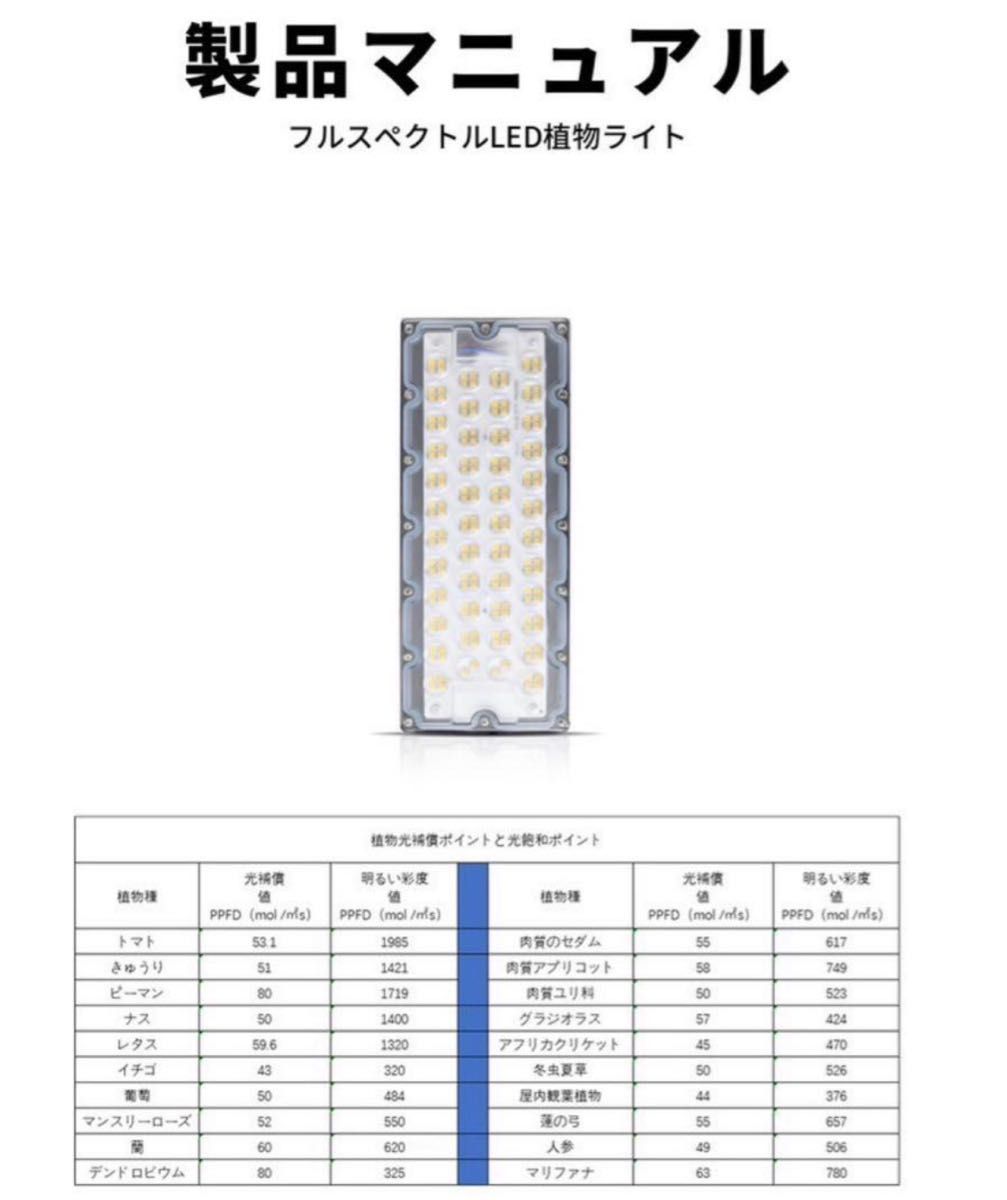 植物育成ライト　1000W　室内温室　園芸　フルスペクトル　植物栽培 LED ライト