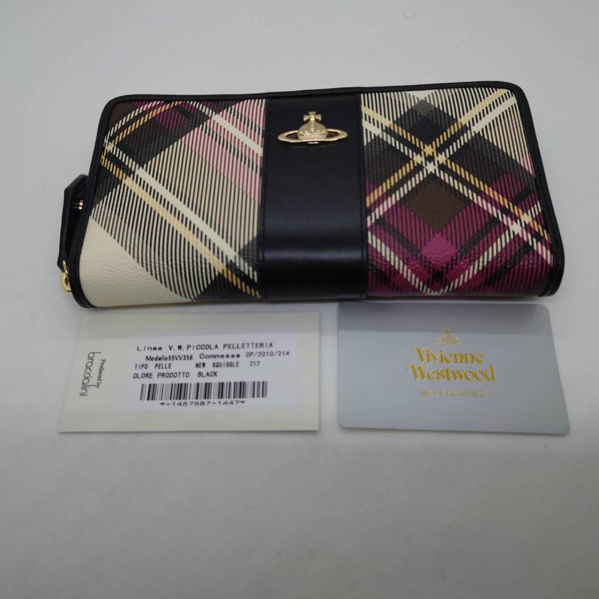 Vivienne Westwood ヴィヴィアンウエストウッド 長財布 ラウンドファスナー アウトレット品_画像4