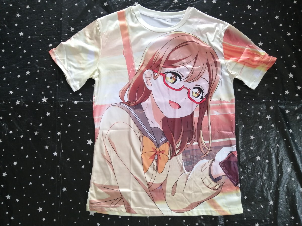 ラブライブ サンシャイン 国木田花丸 フルグラフィック Ｔシャツ フルカラー 半袖シャツ アニメ キャラT 新品 未使用 の画像2