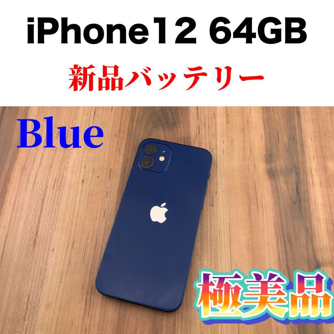 49iPhone 12 ブルー 64 GB SIMフリー本体