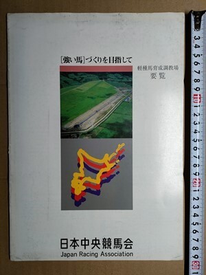 競馬 JRA 冊子 BTC 北海道日高 軽種馬育成調教場 要覧 1994年頃 [芝・坂路・砂・ウッドチップ馬場概要 調教コースの特性と期待する調教効果_画像2