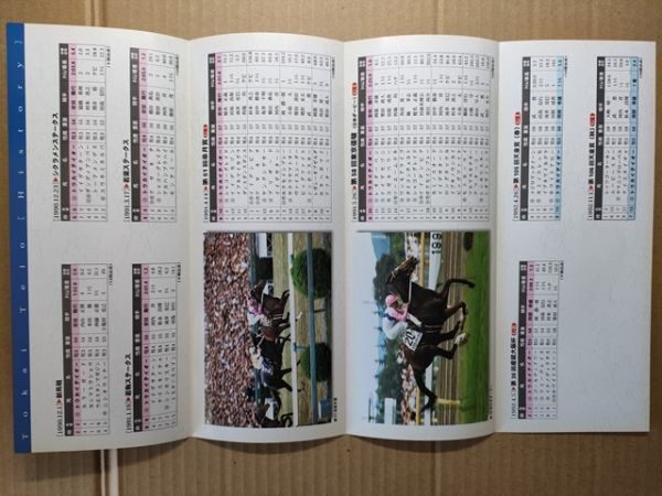 競馬 JRA パンフ 競馬博物館 トウカイテイオー展 1999冬-2000春 [全競走成績 皐月賞 ダービー ジャパンカップ 有馬記念 写真あり_画像2