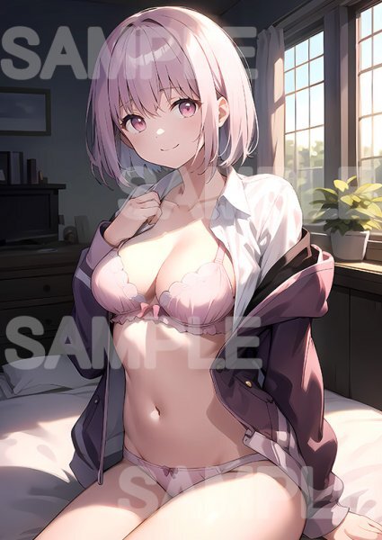 【高画質・光沢紙】SSSS.GRIDMAN 新条アカネ 同人 アートポスター A4 ★即決で＋２枚！★ No.1762_画像1