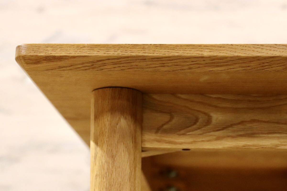 GMGS44○Shun Yuan オーク無垢材 ダイニングテーブル 食卓テーブル 北欧スタイル シンプル ナチュラル モダン オイル仕上げの画像7