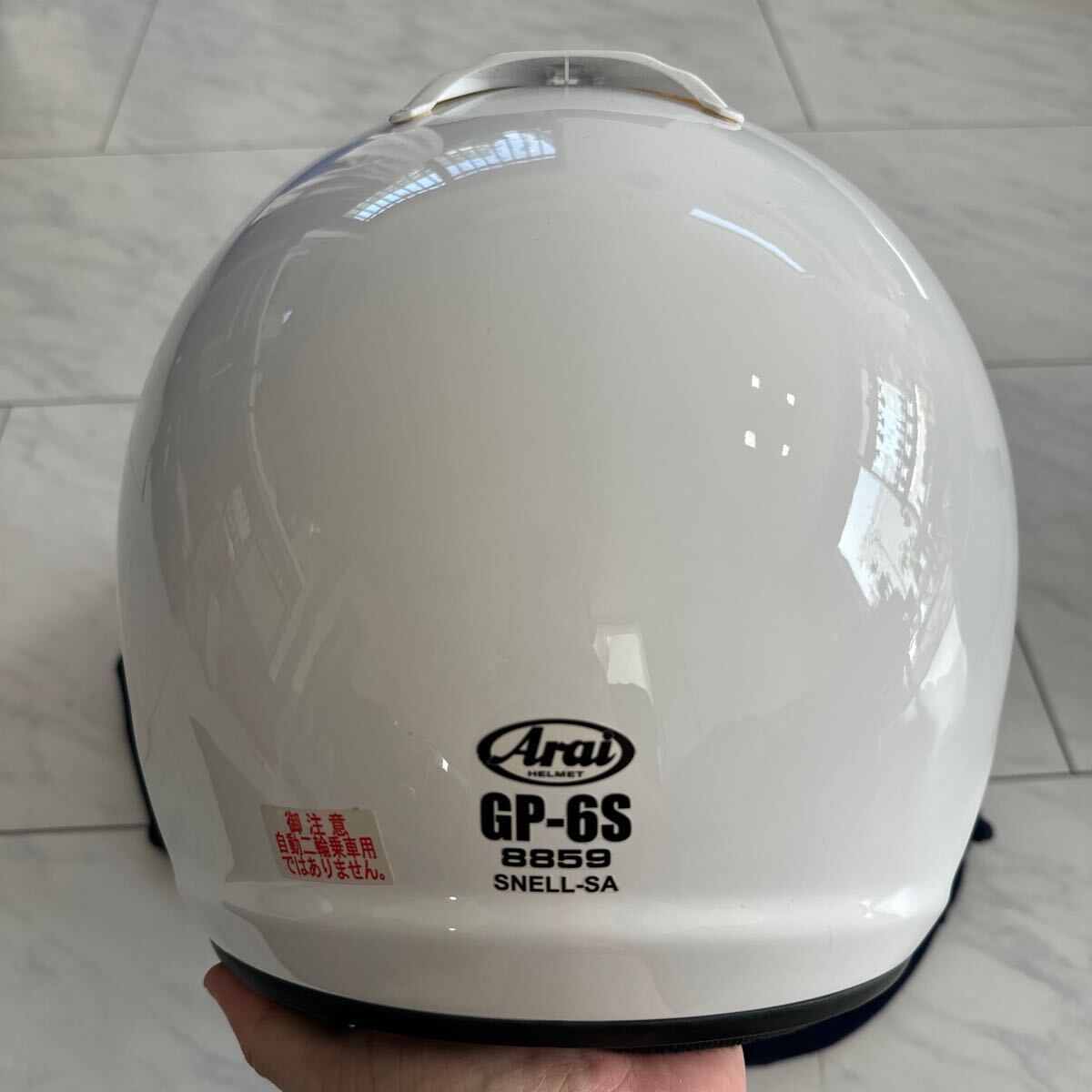 アライ 4輪用フルフェイスヘルメット GP-6S Mサイズ 使用頻度少 ヘルメットバッグセットの画像5