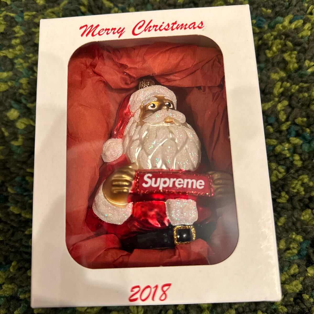 supreme サンタ フィギュア 未開封 クリスマス_画像1