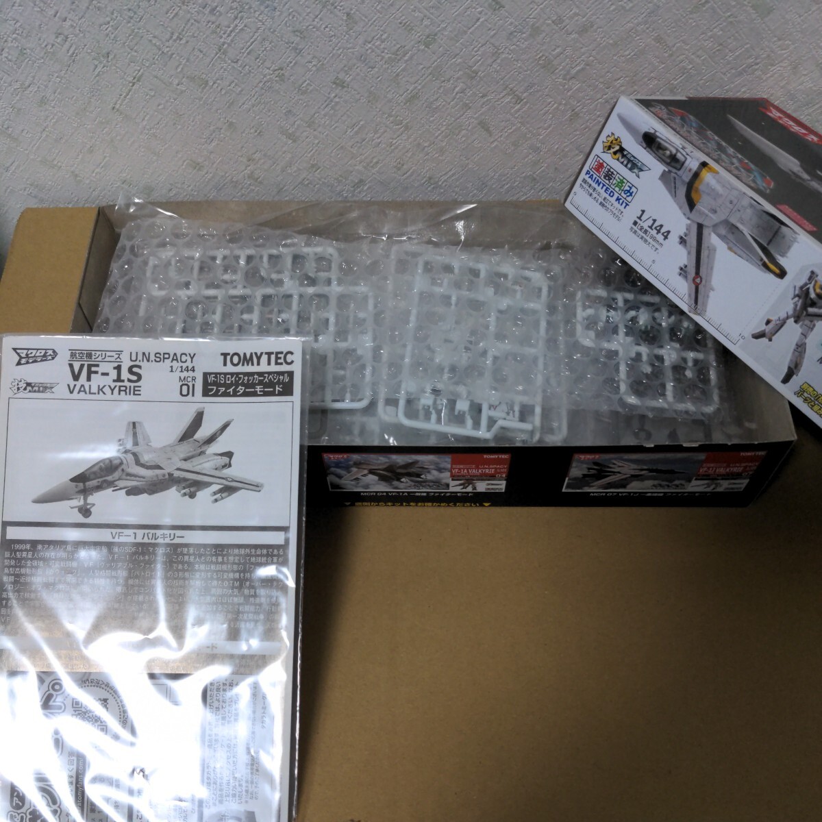 TOMYTEC マクロスモデラーズ　技MIX 1/144 VF-1S ロイ・フォッカースペシャルファイターモード　バルキリー_画像4