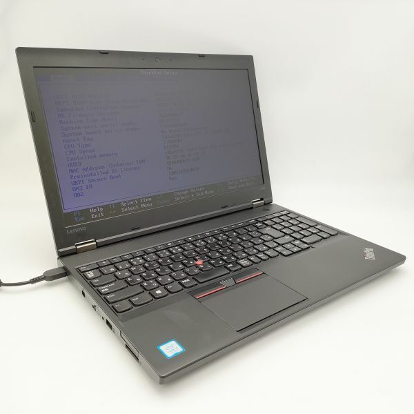 ★キートップ外観訳あり★ Lenovo ThinkPad L570 [Core i5 7200U 8GB 500GB 15.6インチ -] 中古 ノートパソコン (5833)の画像2