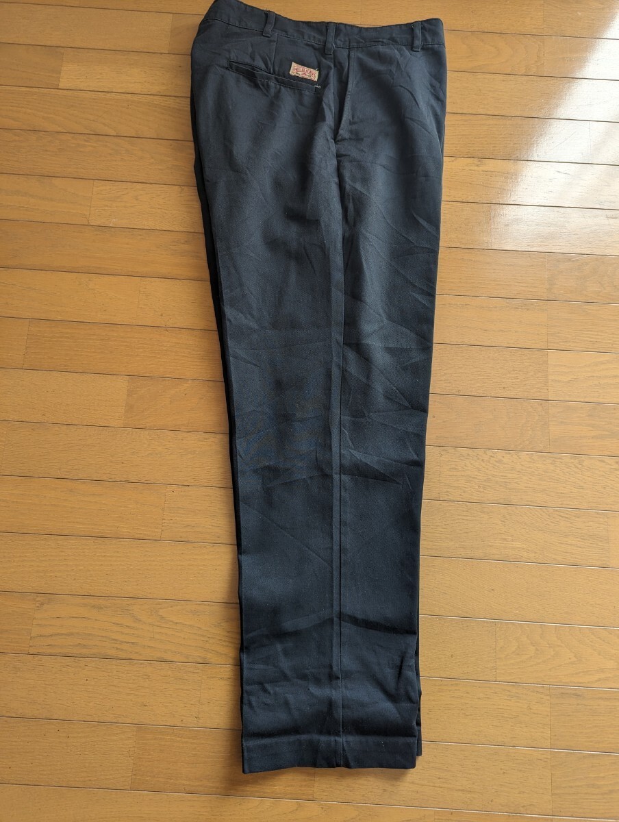  REDKAP ワークパンツ チノパンw36 平置き45cm　股下80cm　ブラック　ビンテージ　（ ディッキーズ Dickies）_画像3