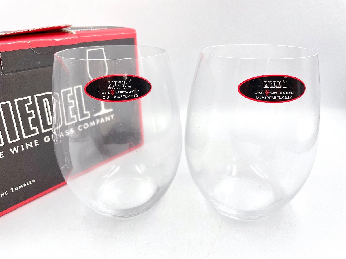 RIDEL リーデル ペア ワイングラス O THE WINE TUMBLER /未使用開封品 （HM026）の画像2