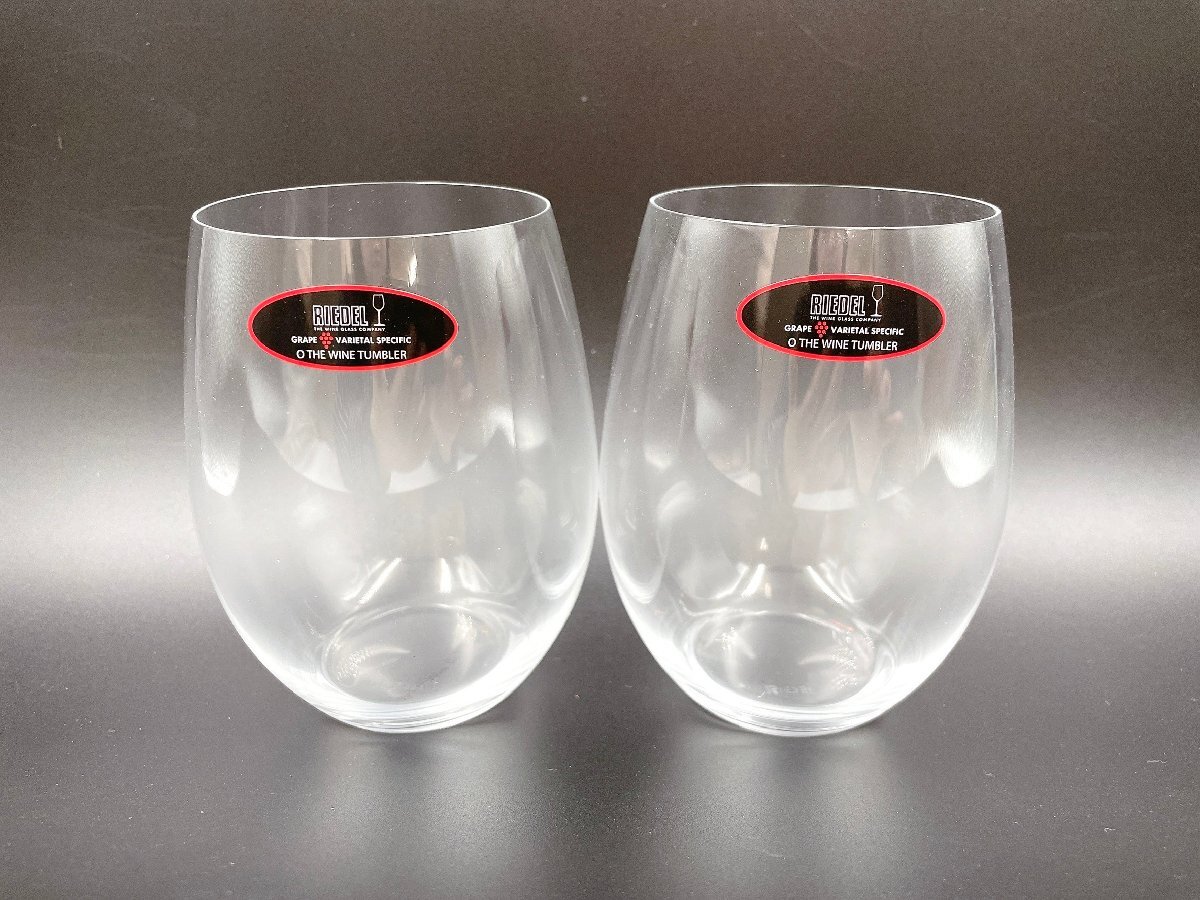 RIDEL リーデル ペア ワイングラス O THE WINE TUMBLER /未使用開封品 （HM026）の画像3