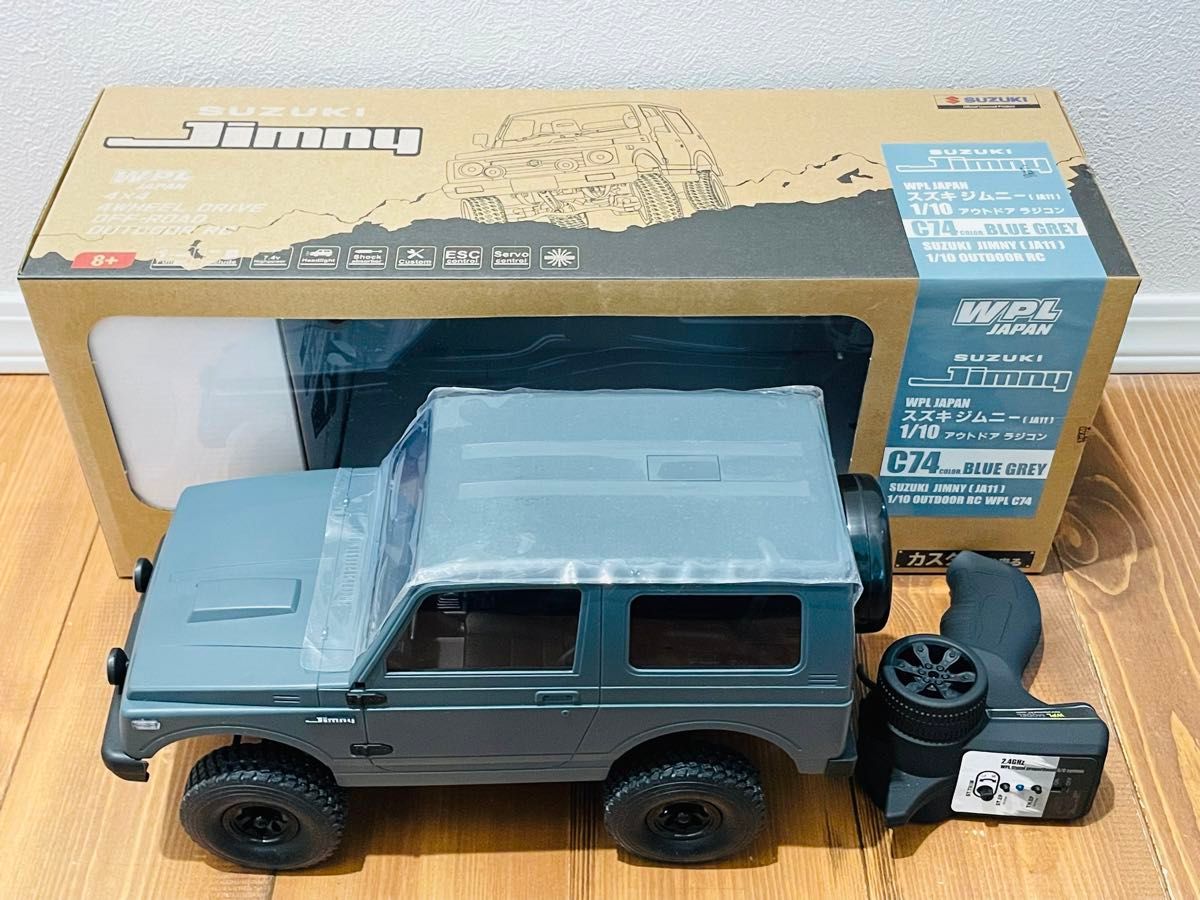 WPL JAPAN スズキ ジムニー　JA11 1/10 アウトドアラジコン　RTR ブルーグレー　第1回目出荷品