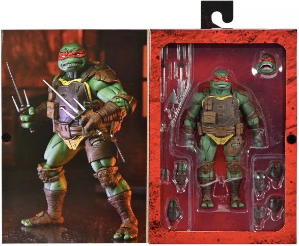 nekata-toruz последний * low человек черновой .ero фигурка NECA TMNT Mu Tanto ta-toruzTHE LAST RONIN RAPHAEL