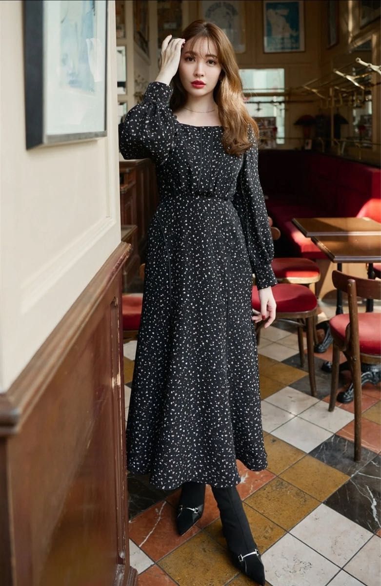 Her lip to Herlipto Slit Sleeve Floral Print Dress|Yahoo Her lip to Herlipto Slit Sleeve Floral Print Dress|Yahoo