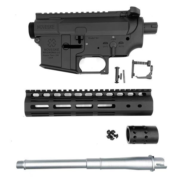 E&C NOVESKE N4 DEVGRU レシーバーキット スタンダード電動ガン M4/M16用 ブラック_画像1