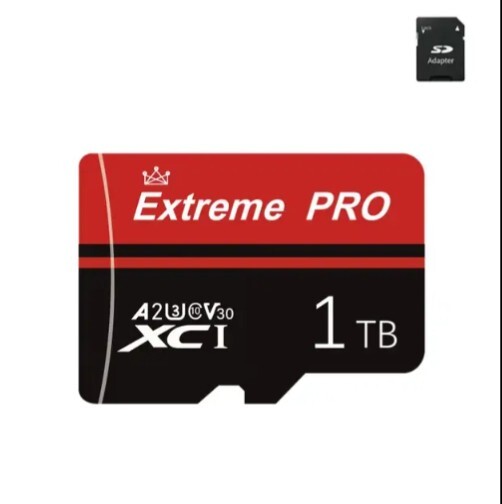 MicroSD メモリ 1TB SDカードアダプタ付き Class10 3枚セット_画像1