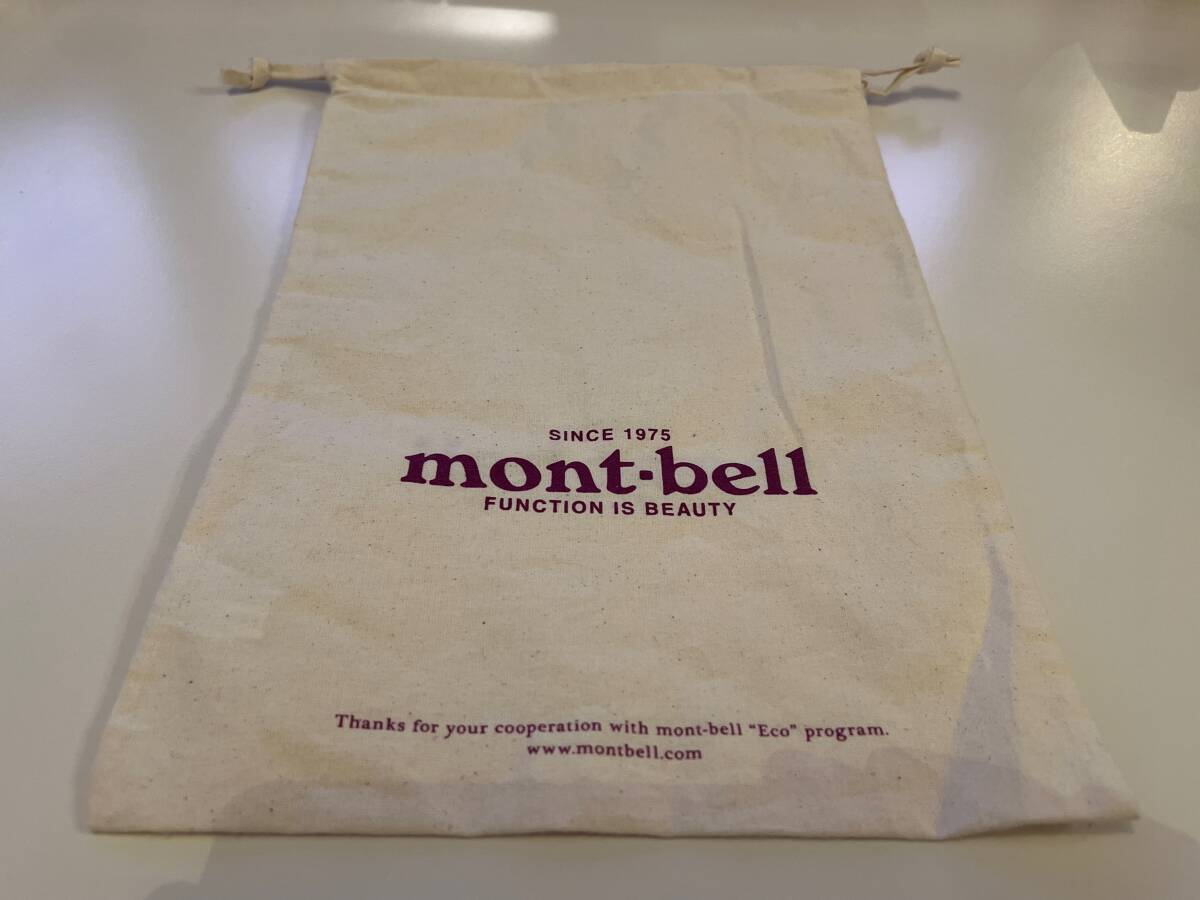 mont-bell キャンバス 巾着 新品の画像2