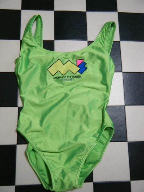 MOBBY'S FITTNESS　レオタード　サイズ9　D5669　蛍光黄緑　H2O BODY WORKS_画像1