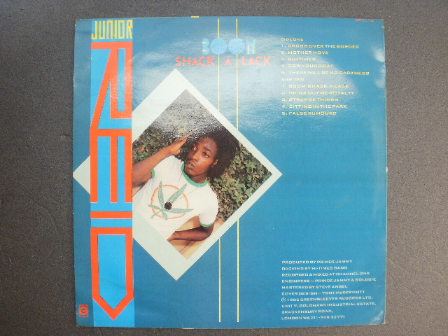 ●UK盤.'84.Greensleeves Records【Junior Reid/ Boom-Shack-A-Lack】_画像2
