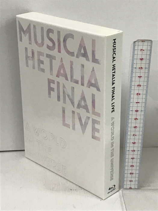 MUSICAL HETALIA FINAL LIVE A WORLD IN THE UNIVERSE musical Hetalia final Live 3 sheets set Blu-ray