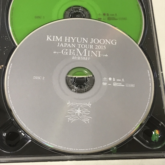 KIM HYUN JOONG JAPAN TOUR 2015 GEMINI また会う日まで 2枚組 DVD_画像3