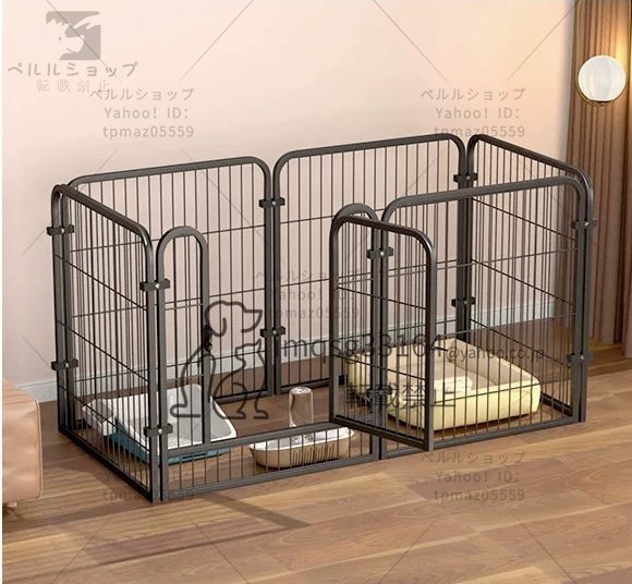  quality guarantee pet fence door attaching interior Circle wide . cage gate dog cat ... rabbit small animals breeding Play Circle ba rear gate 