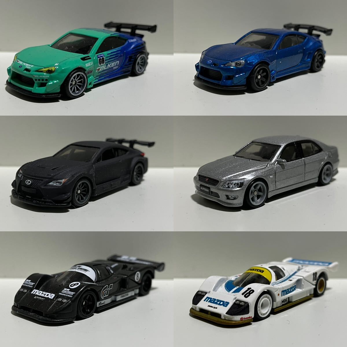 【Hot Wheels】ホットウィール ルース品 まとめて スバル BRZ レクサス RCF マツダ 787B トヨタ アルテッツァ等_画像1