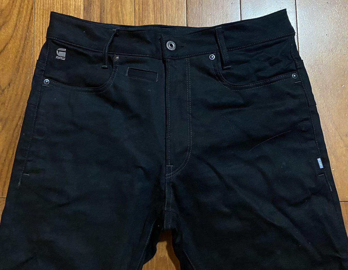 ■G-STAR RAW■ジースターロウのストレッチデニムパンツ■D-STAQ 3D SLIM・W33_画像3