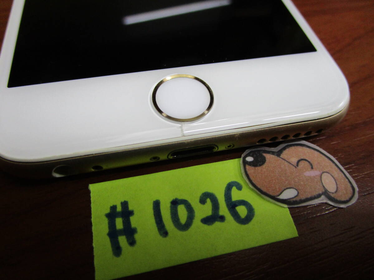 【訳あり/中古】SoftBank iPhone6 64GB Gold 利用制限〇 ★ #1026_画像4