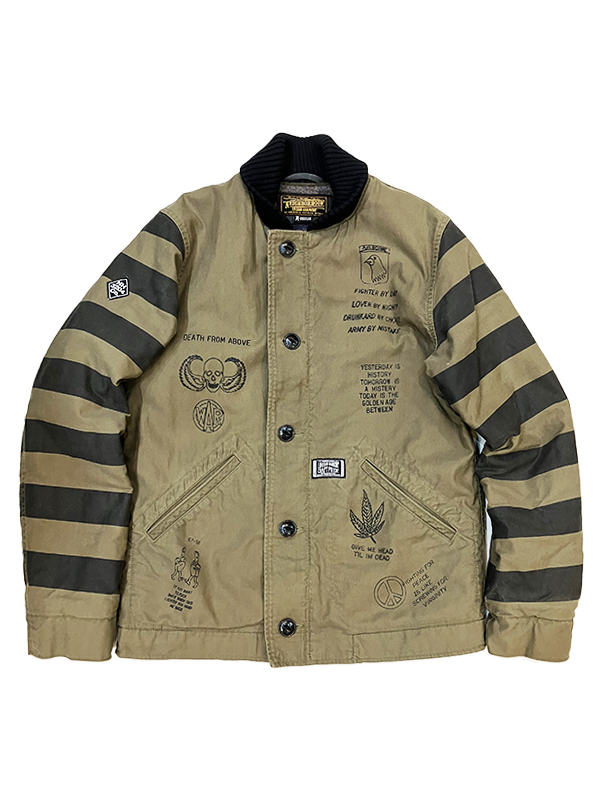 NEIGHBORHOOD ネイバーフッド 09AW N-1D/C-JKT M カーキ 囚人 NEIGHBORHOOD ネイバーフッド 09AW N-1D/C-JKT M カーキ 囚人