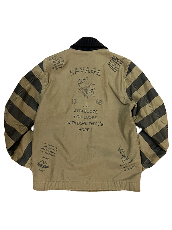 NEIGHBORHOOD ネイバーフッド 09AW N-1D/C-JKT M カーキ 囚人 NEIGHBORHOOD ネイバーフッド 09AW N-1D/C-JKT M カーキ 囚人