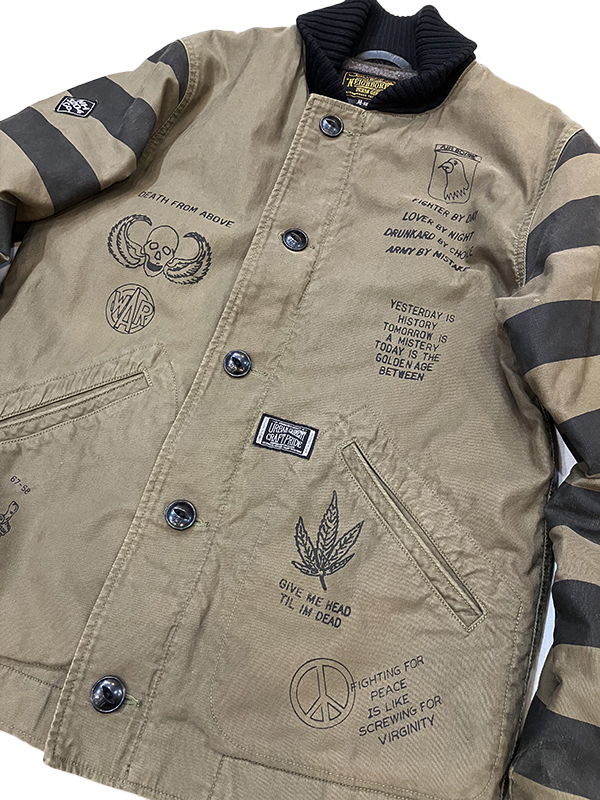 NEIGHBORHOOD ネイバーフッド 09AW N-1D/C-JKT M カーキ 囚人 NEIGHBORHOOD ネイバーフッド 09AW N-1D/C-JKT M カーキ 囚人