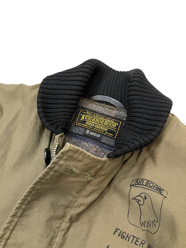 NEIGHBORHOOD ネイバーフッド 09AW N-1D/C-JKT M カーキ 囚人 NEIGHBORHOOD ネイバーフッド 09AW N-1D/C-JKT M カーキ 囚人