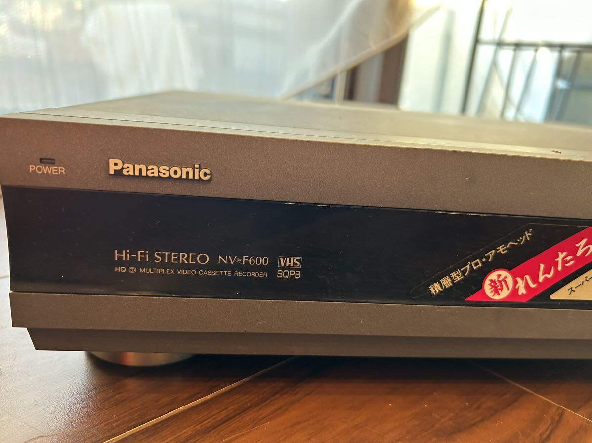 ビデオカセットレコーダー Panasonic NV-F600の画像2