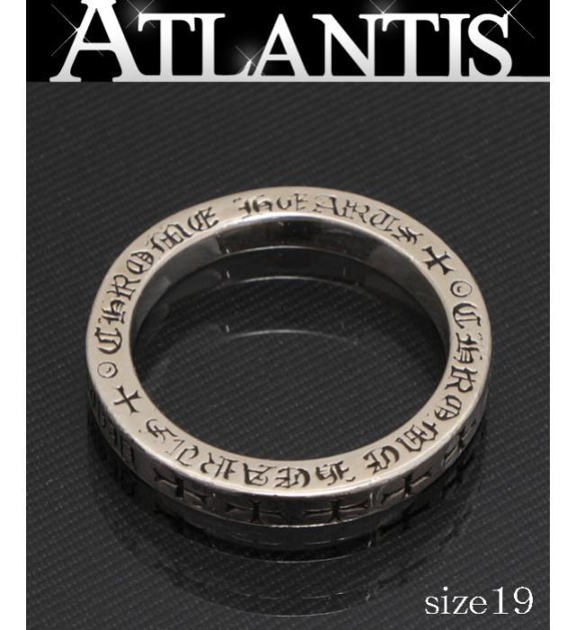 銀座店 クロムハーツ スペーサーリング 3mm 指輪 シルバー SV925 約19号