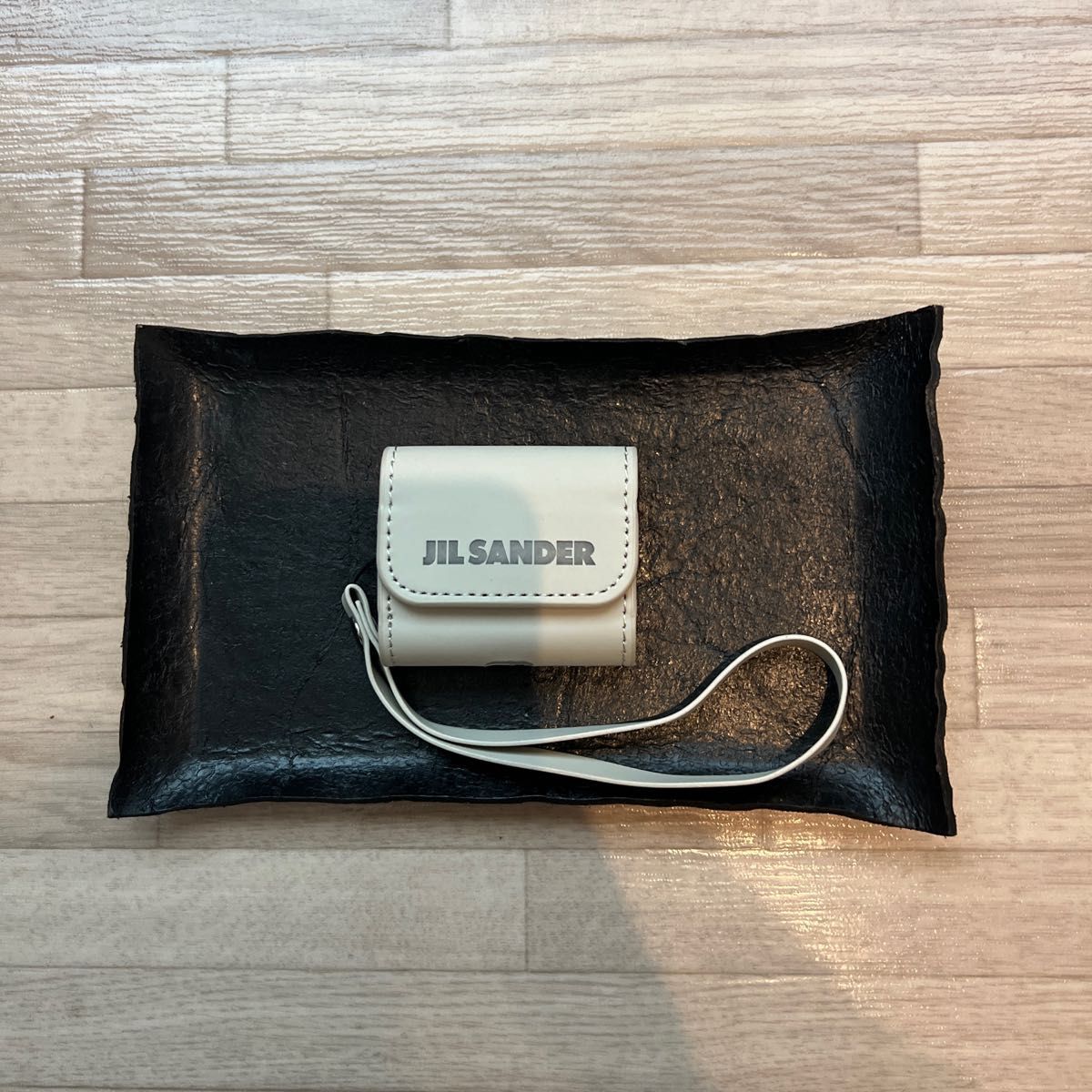 【希少】JIL SANDER Air Pods Pro Case ケース レザー ジルサンダー グレージュ 一点物