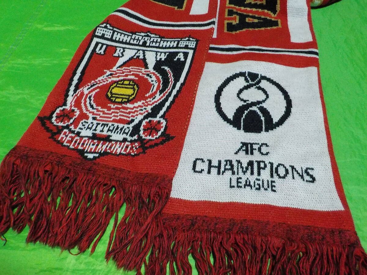 USED【即決・送料無料】浦和レッズ 2007 ACL優勝記念ニットマフラー Jリーグ AFC サッカー ASIAN CHAMPIONDS PRIDE OF URAWA 97-4