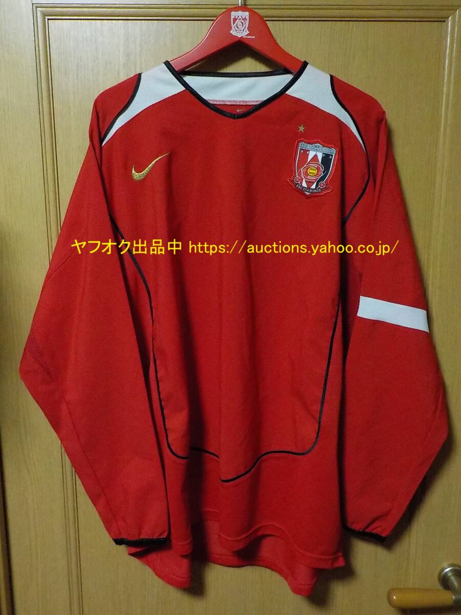 非売品 3XL 支給【即決・送料無料】NIKE正規品 浦和レッズ 2005 ホーム長袖ユニフォーム スポンサーレス トレーニングマッチ 実使用 483-1_画像1