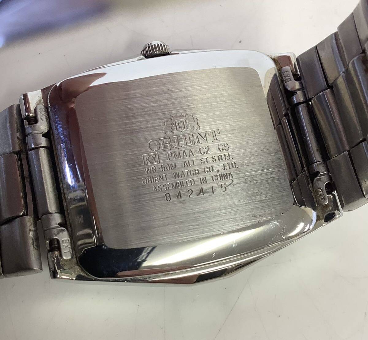 ◯営HM076-キm60 【埼玉発】自動巻き オリエント ORIENT PMAA-C2 CS メンズ 腕時計 稼働品の画像3