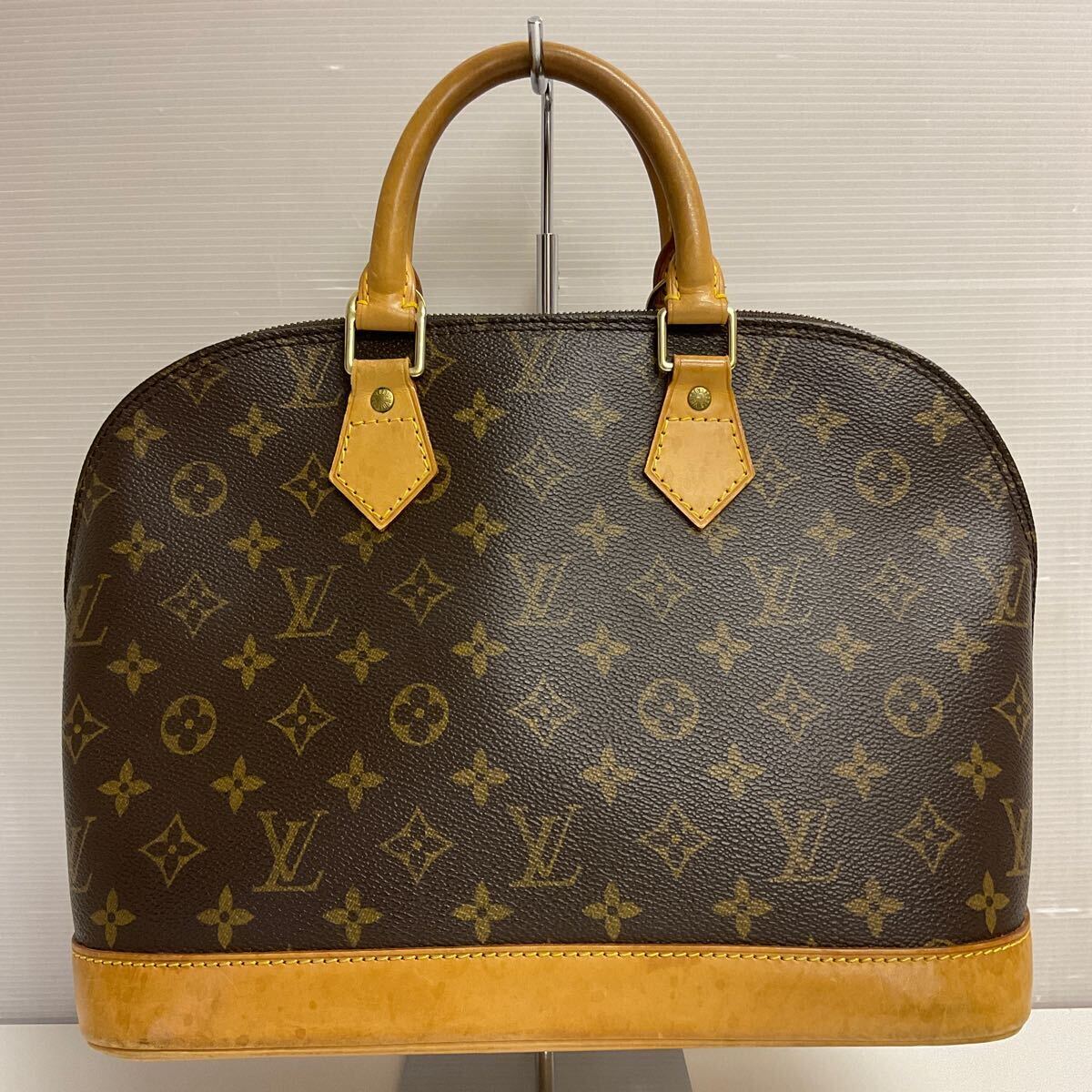 営MK63-80Y LOUIS VUITTON ルイヴィトン アルマ ハンドバッグ モノグラム バッグ シリアルナンバー VI1917 W約31cm H約23cm D約16.5cm_画像1