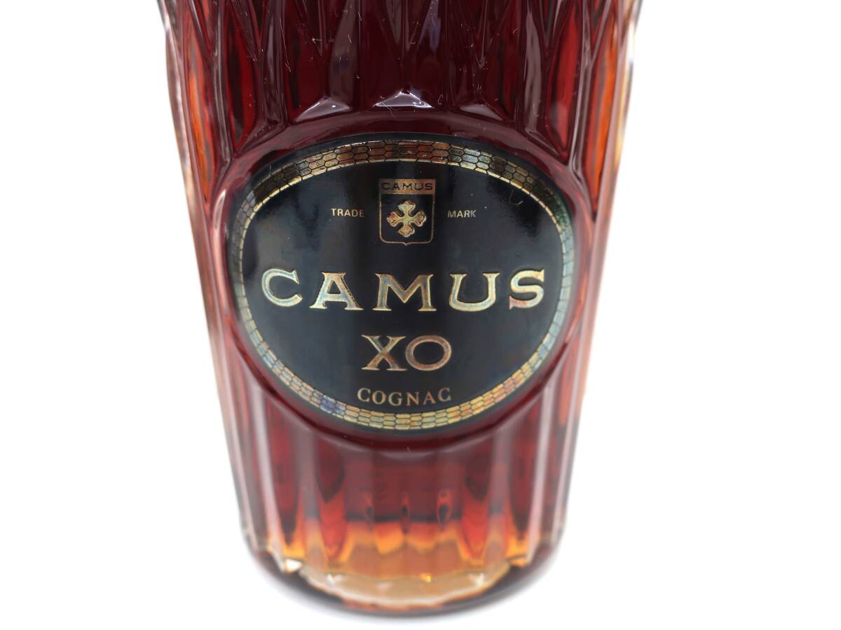 1円～【未開栓|古酒】CAMUS カミュ XO ロングネック コニャック ブランデー 1000ml【富】_画像2