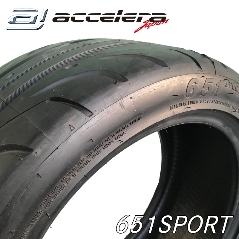 2本セット 245/40R17 (TREADWEAR200) アクセレラ 651SPORT_画像3